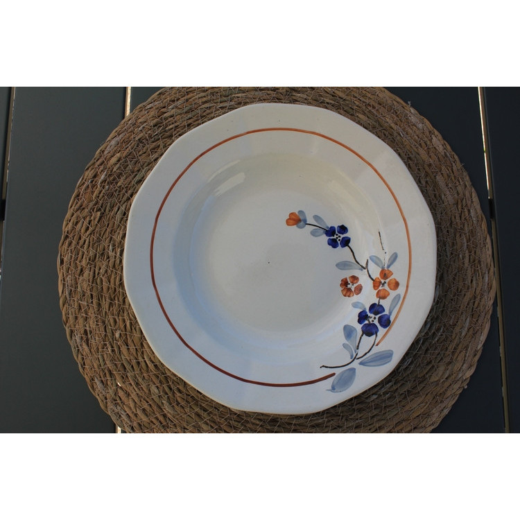 Lot de 3 assiettes creuses Sarreguemines