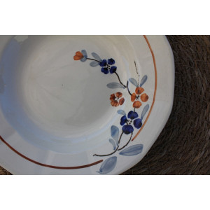 Lot de 3 assiettes creuses Sarreguemines