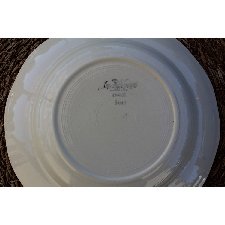 Lot de 3 assiettes creuses Sarreguemines