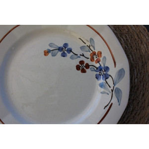Lot de 4 assiettes plates Sarreguemines