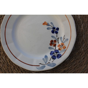 Lot de 2 assiettes à dessert Sarreguemines