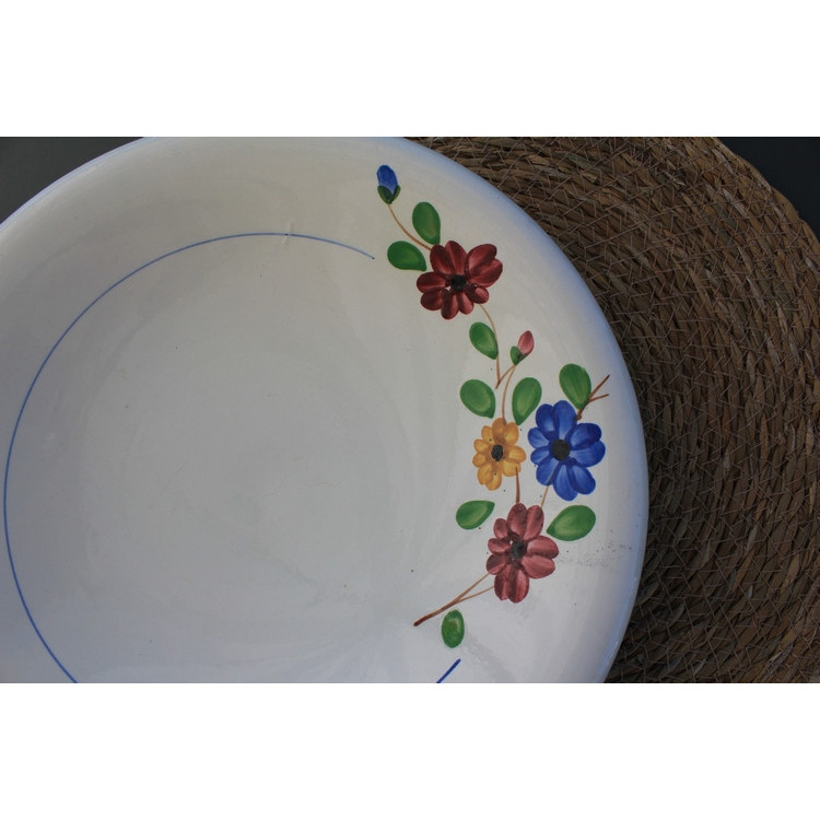Plat rond Digoin Sarreguemines