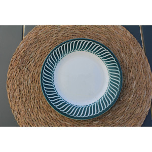 Lot de 4 assiettes à dessert Digoin Sarreguemines - Modèle Jacquot