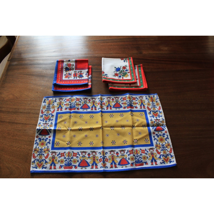 Linge de table folklorique