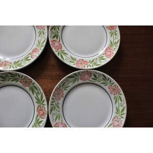 Lot de 4 assiettes à dessert Moulin des Loups