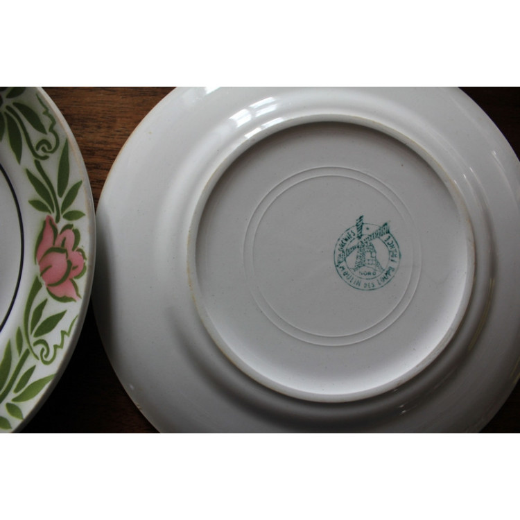 Lot de 4 assiettes à dessert Moulin des Loups