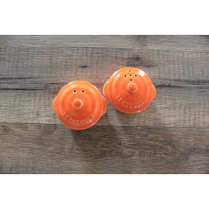 Salière et poivrière Le Creuset vintage