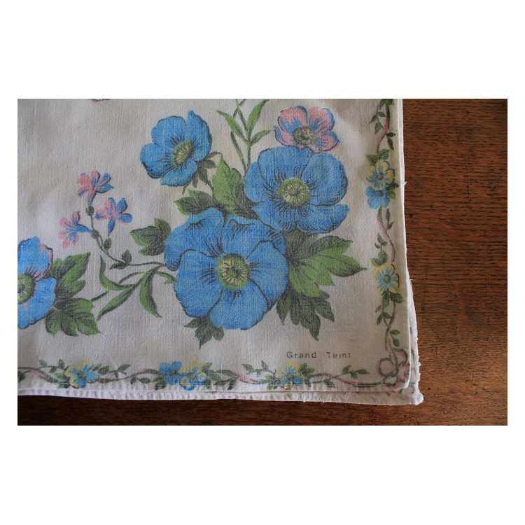 Lot de 5 serviettes de table anciennes