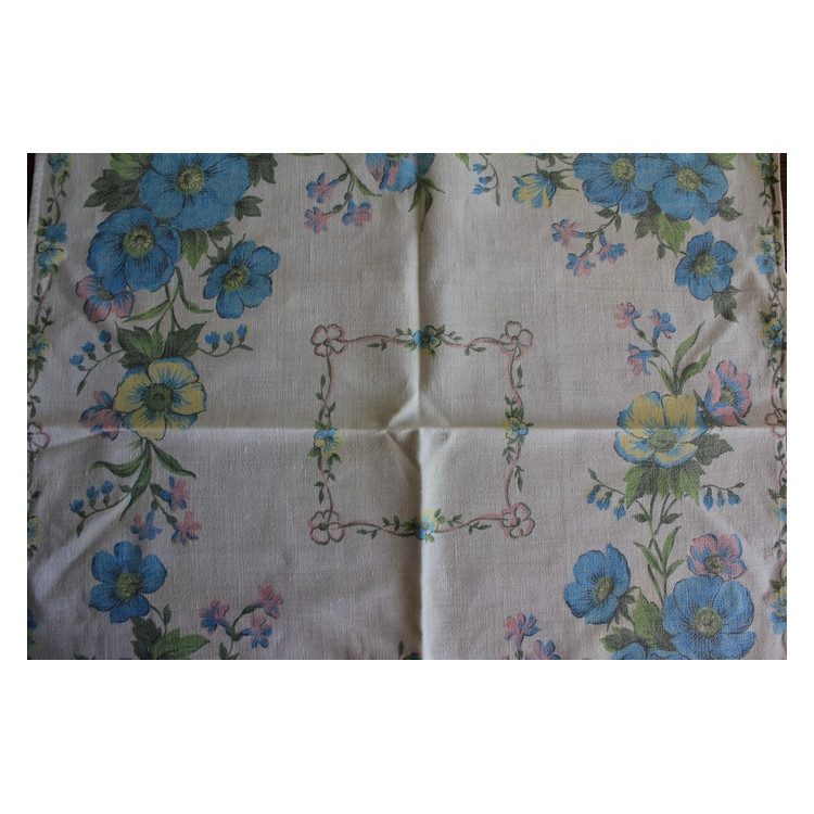 Lot de 5 serviettes de table anciennes