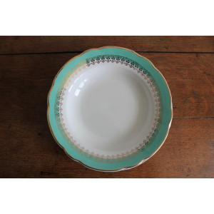 Lot de 3 assiettes à soupe Digoin Sarreguemines