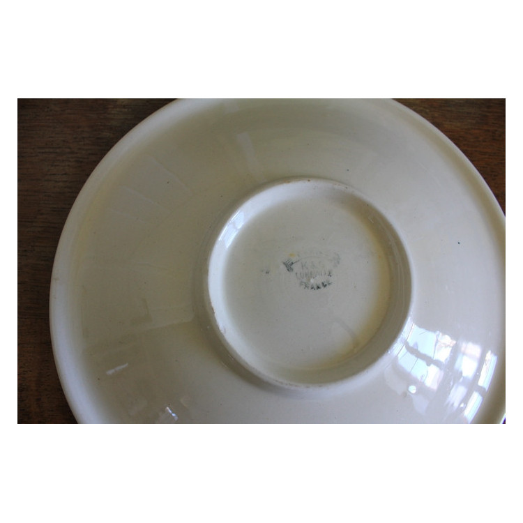Plat de service KG Lunéville modèle Denise