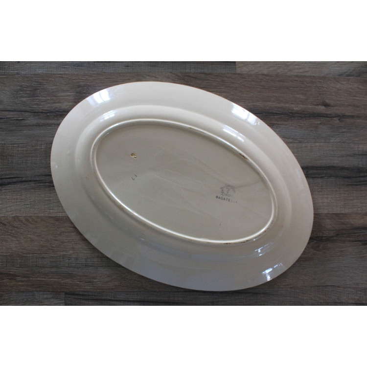 Grand plat ovale Badonviller