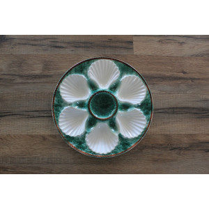 Assiette vintage à coquillages sans marque