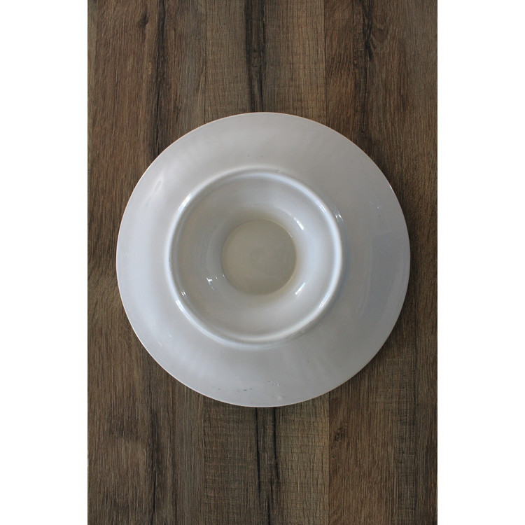 Assiette vintage à coquillages sans marque