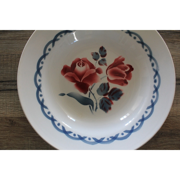 Assiette creuse Digoin Sarreguemines